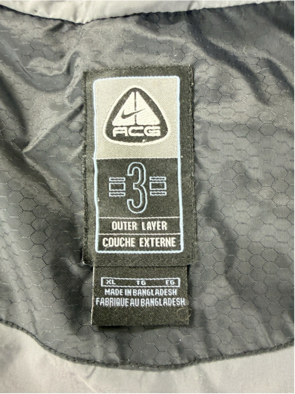 Vintage Nike ACG 3 Outer Layer Storm Clad Parka Mens Size XL S1 YNG Style Number - Picture 2 of 16